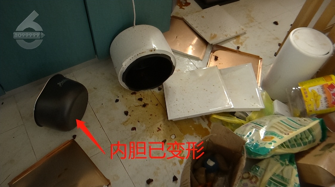 这可能是红烧肉最惊魂的一次！新买的压力锅炸了，厨房天花板碎一地