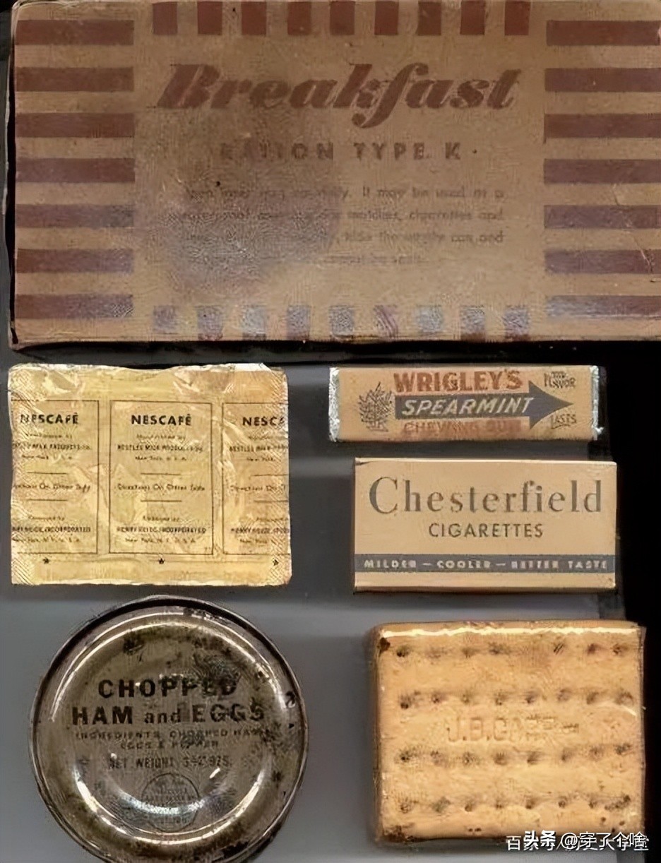 二战意大利和英国军粮,1945美国二战军粮