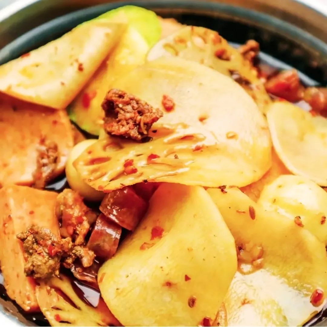 广汉三星堆美食王记锅盔,广汉三星堆附近美食