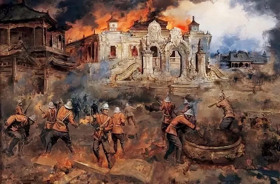 八国联军侵华战争解说,八国联军侵华战争火烧圆明园