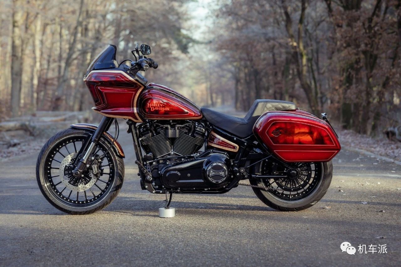 哈雷路威s定制版,定制绿色哈雷