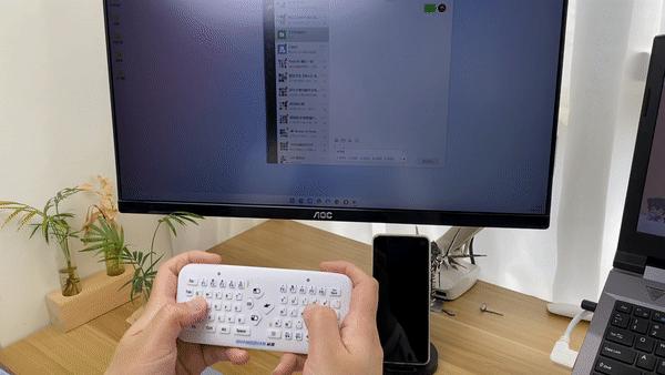 空中键鼠控制电脑电视,电脑多功能投影键盘