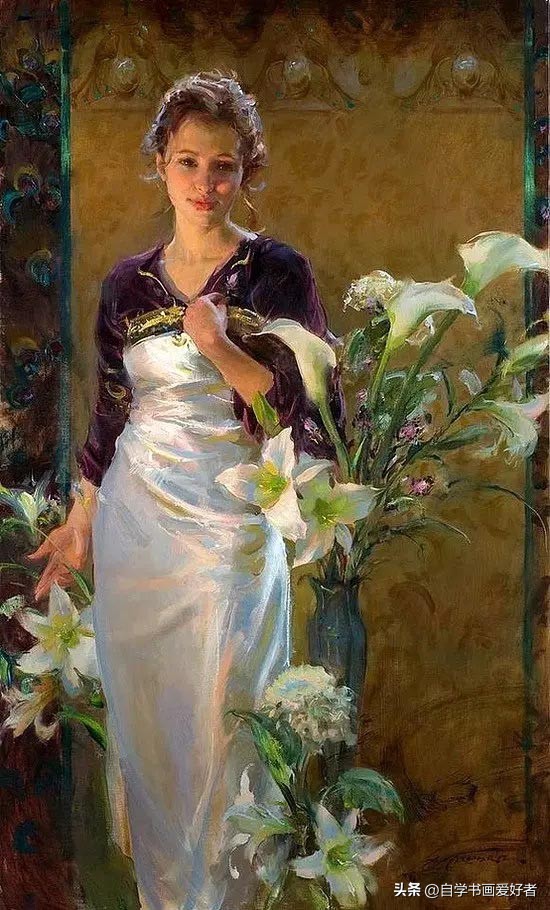 推荐几本高清适合临摹的古典油画,精美细腻的油画作品