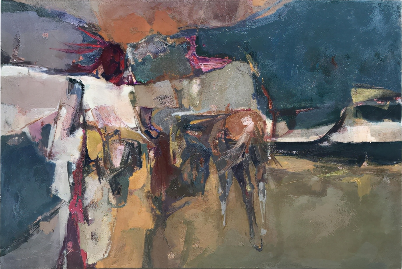 中央民族大学夏展油画作品,油画作品欣赏山东艺术学院