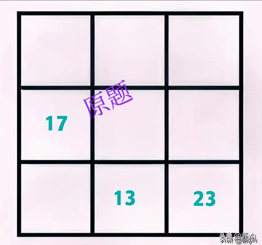 三阶幻方100题目,三阶反幻方解法口诀