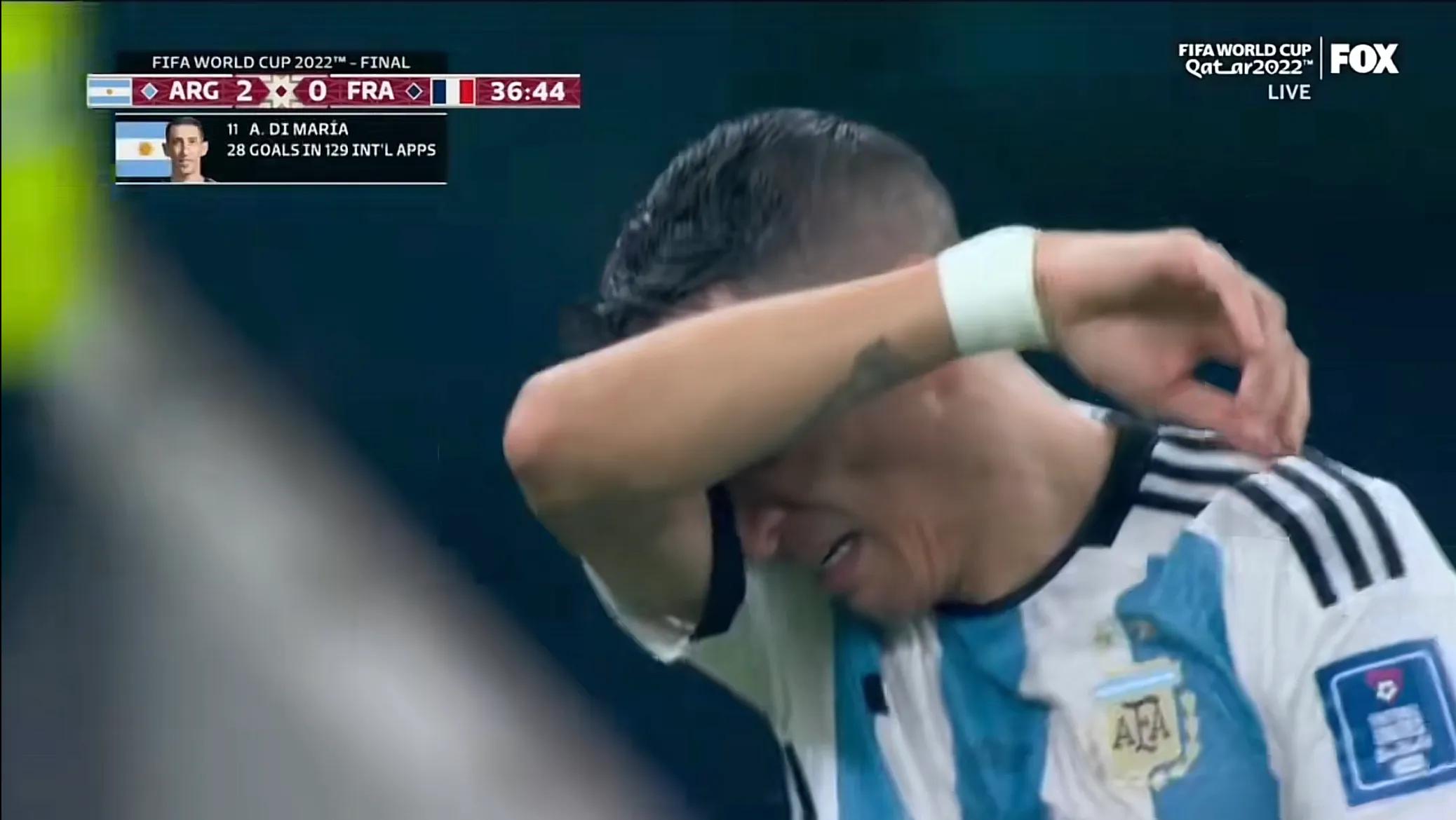 阿根廷法国决赛迪马利亚,阿根廷天使迪马利亚进球