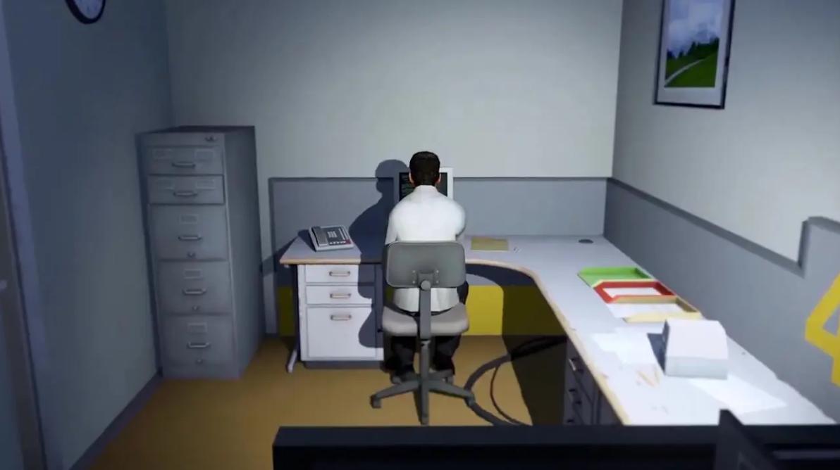 老板在办公室里玩游戏,下班时间办公室玩游戏