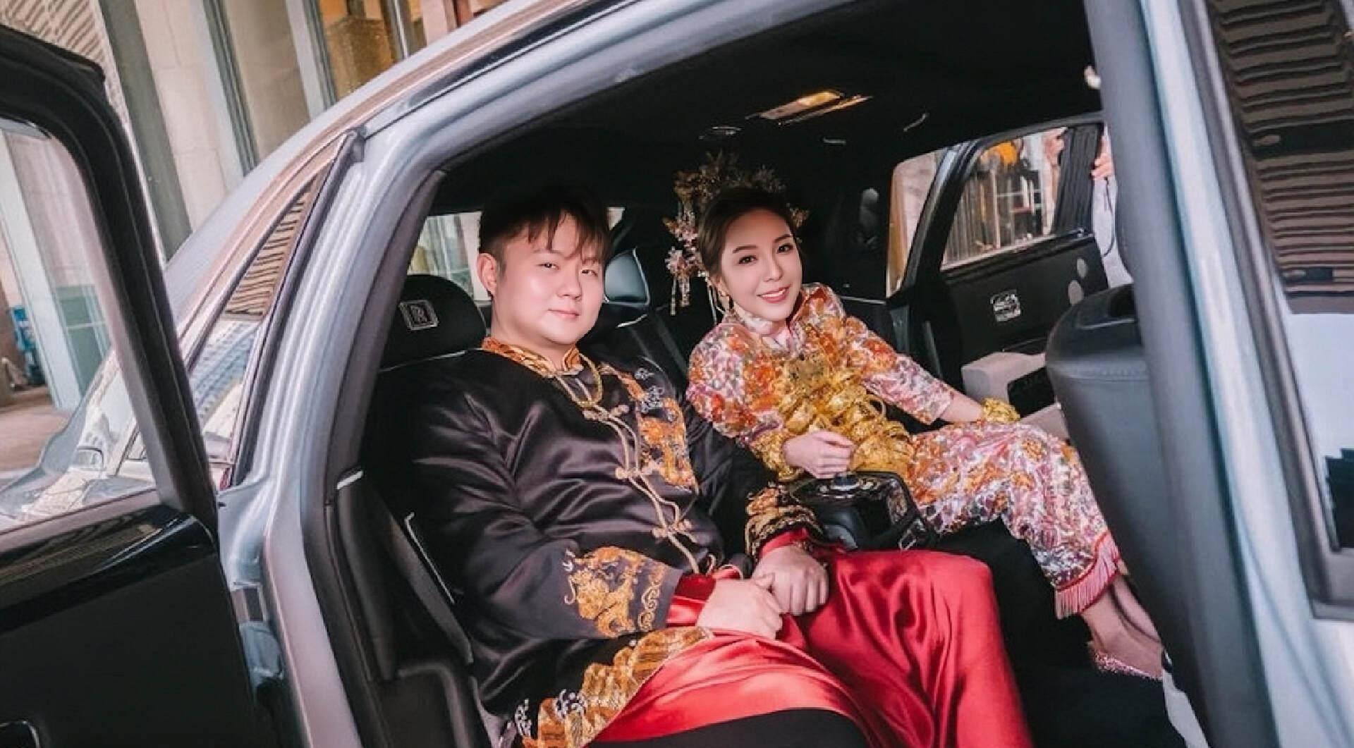 香港富豪千金婚礼,香港结婚戴金器