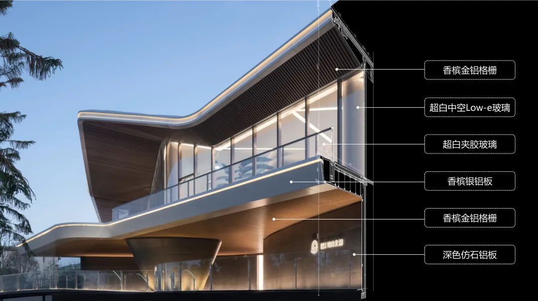 建筑铝材幕墙效果图,建筑装饰铝板设计加工