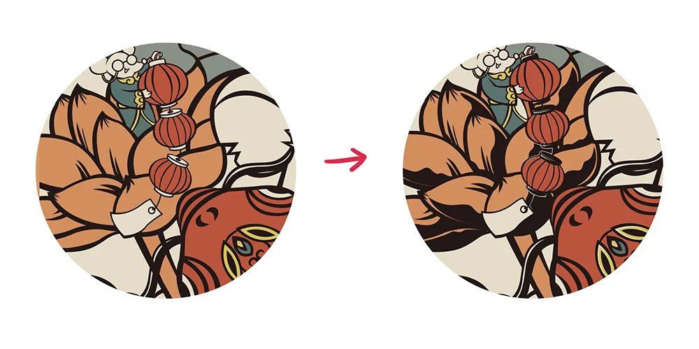 国潮风海报排版,国潮风插画作品介绍