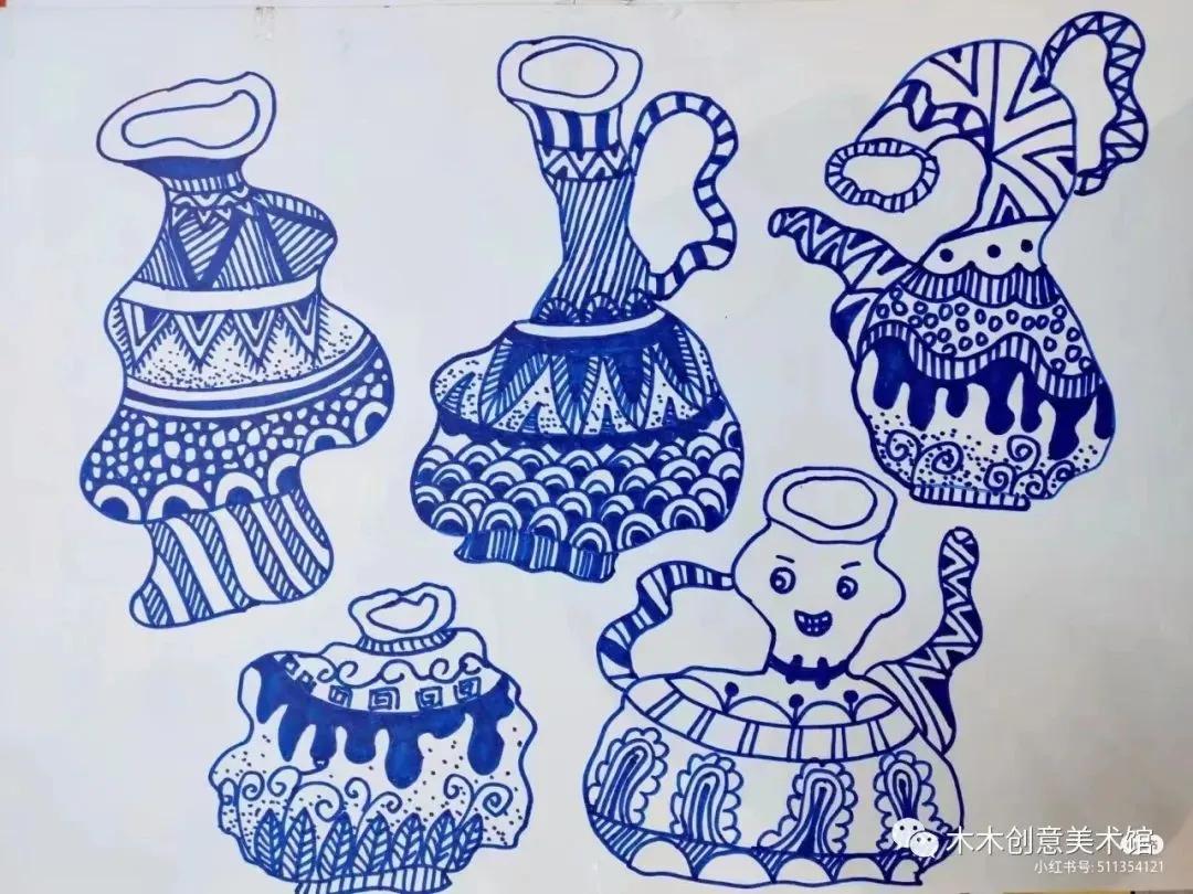 儿童创意绘画教程线条画,儿童创意美术绘画线条画