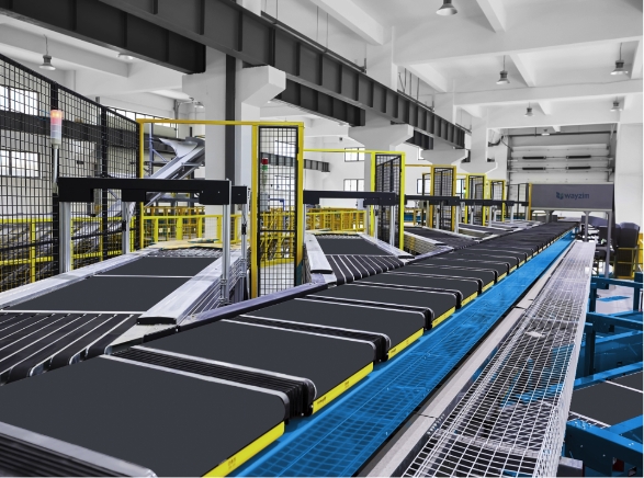 中科微至快递分拣,快递量同比激增73%