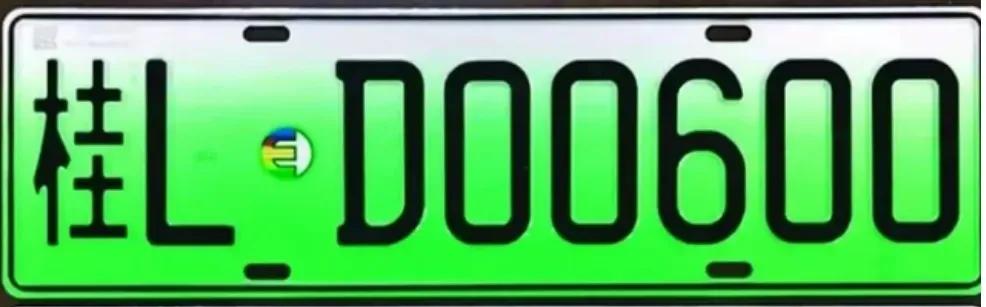 新能源车牌中间标志什么意思,12123新能源车牌50选1技巧口诀