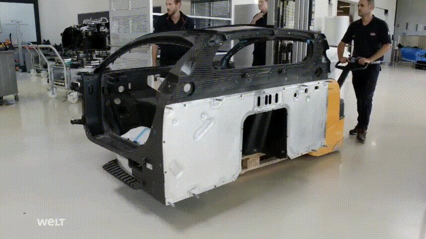 布加迪95968拼装教程,高清实拍布加迪