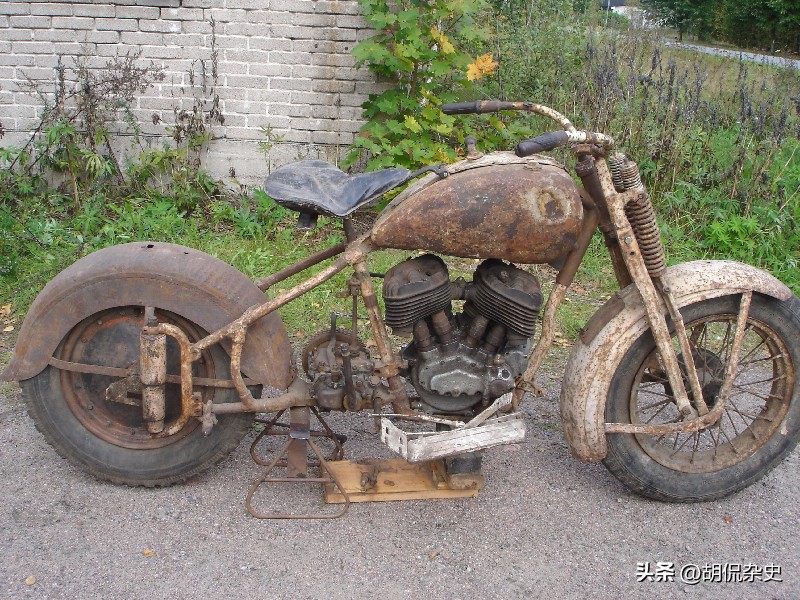 95式军用摩托,日军挂式摩托车