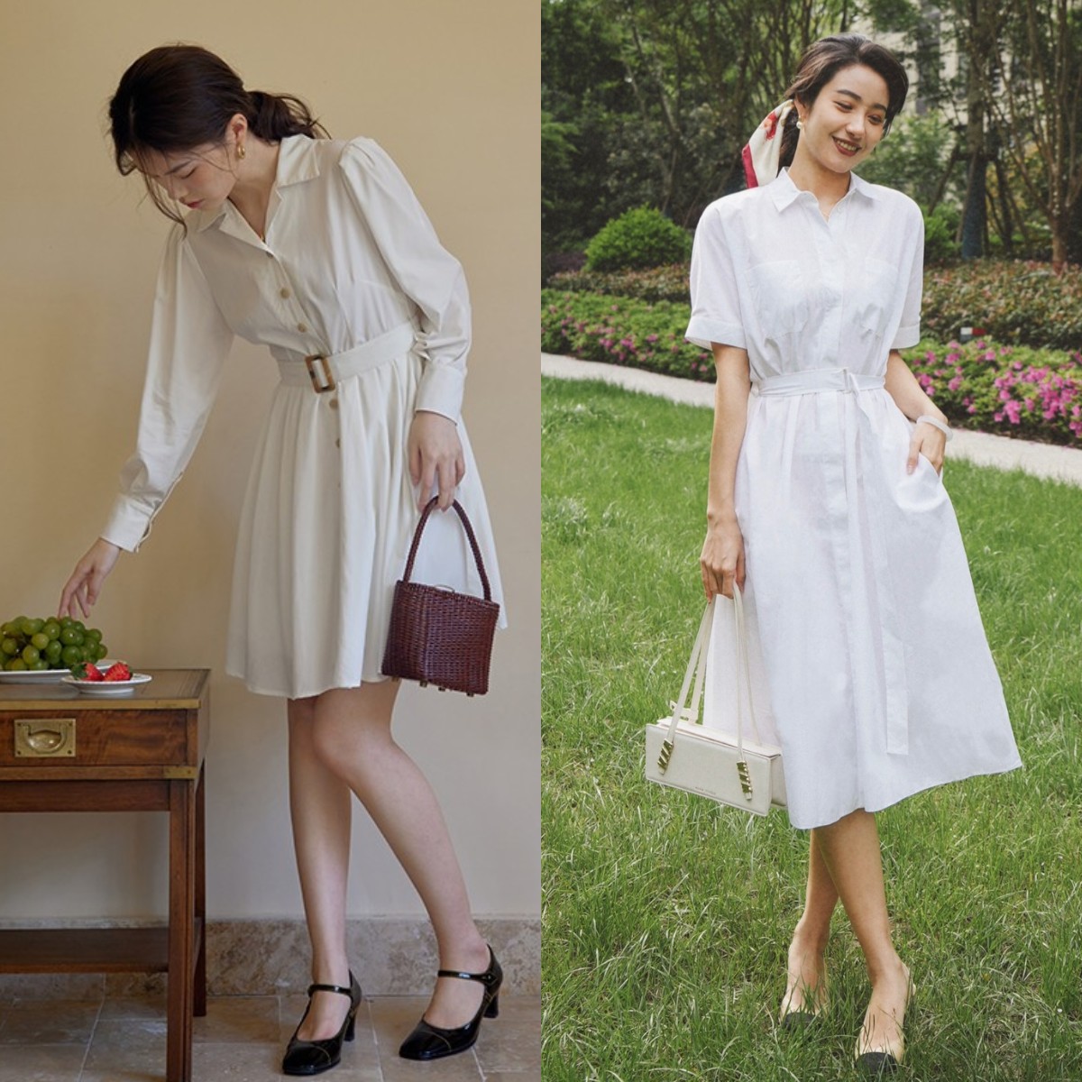 今年超流行的一款气质百搭直筒裙,直筒裙连衣裙气质高级感洋气