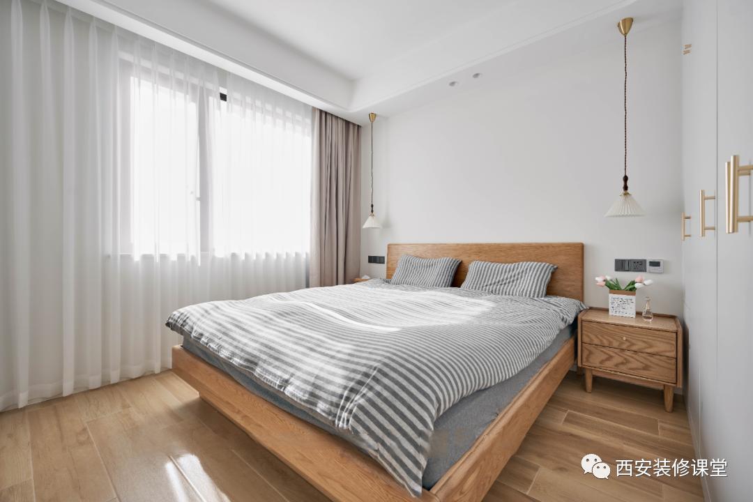 三房二厅北欧原木,130平方三室一厅轻奢极简