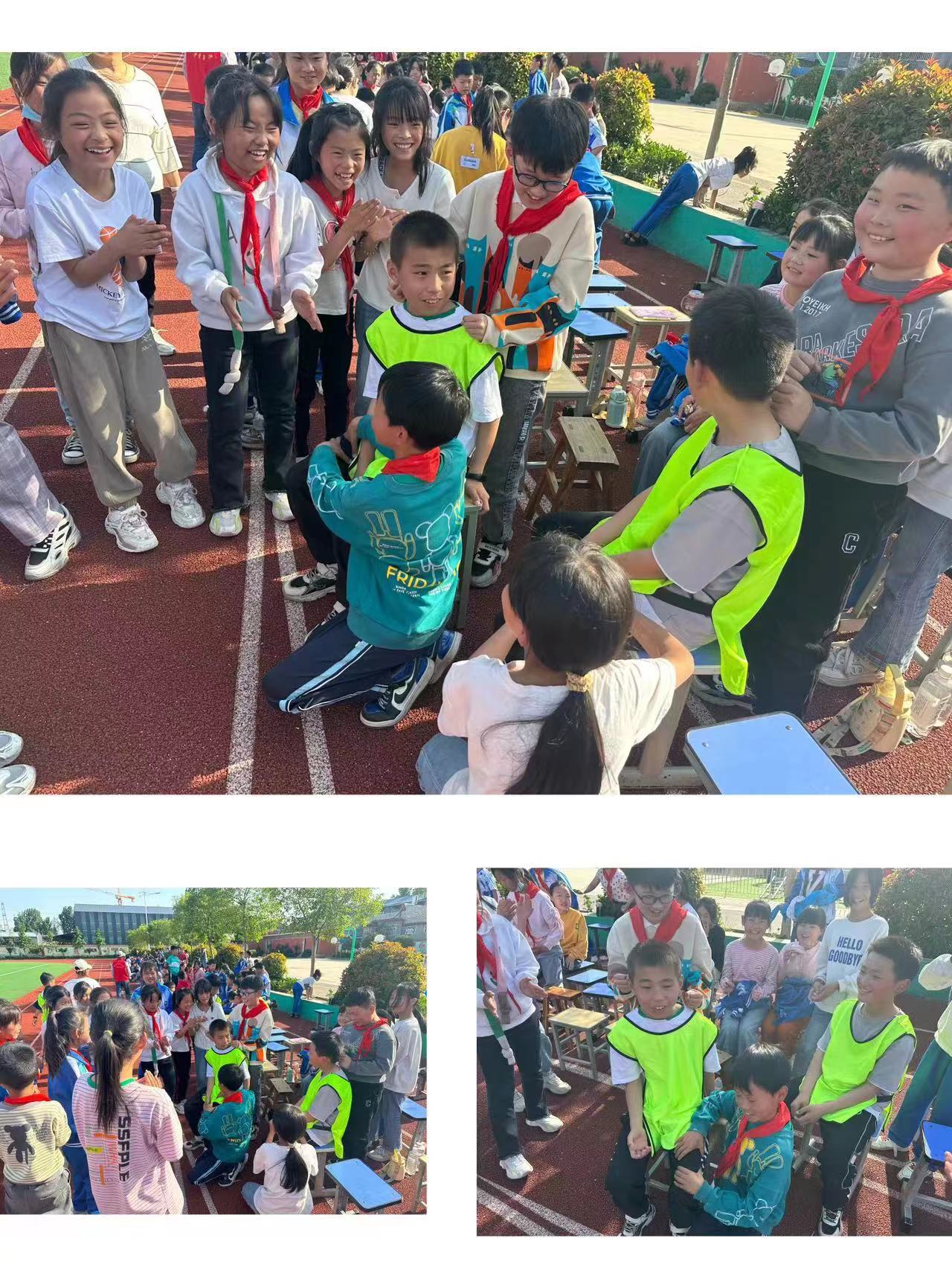 白塘口小学校园足球比赛,竞技绿茵