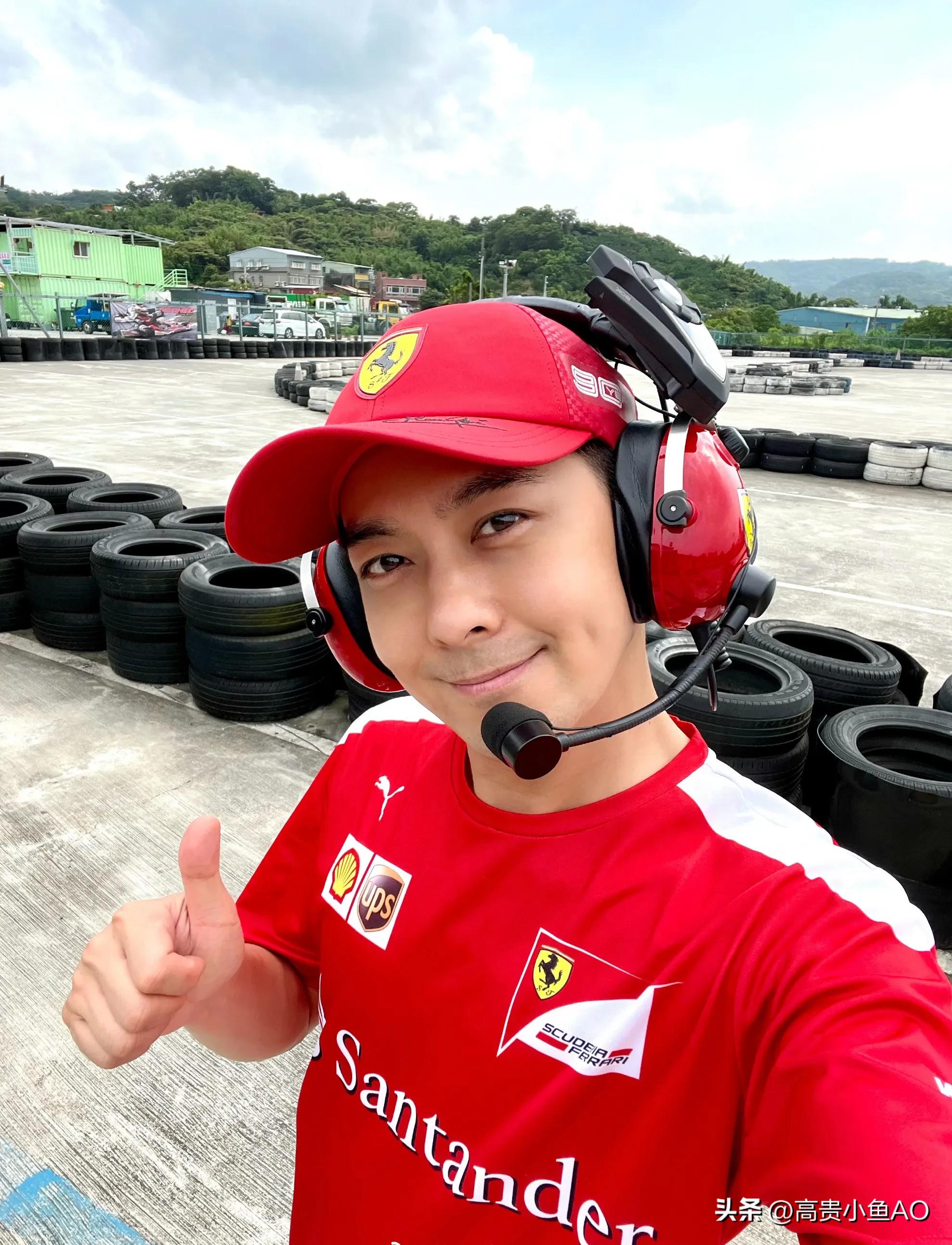 林志颖出车祸的恢复后照片,林志颖车祸后开赛车