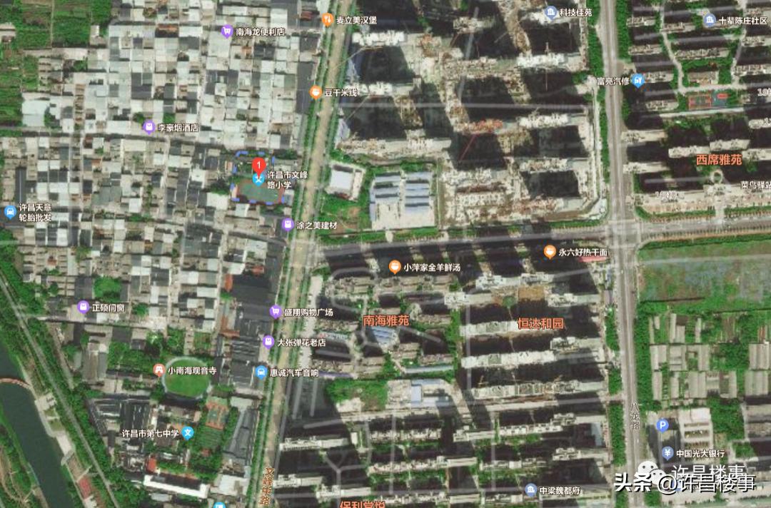 图解许昌市东城区2023年中小学学区划分（仅供参考）