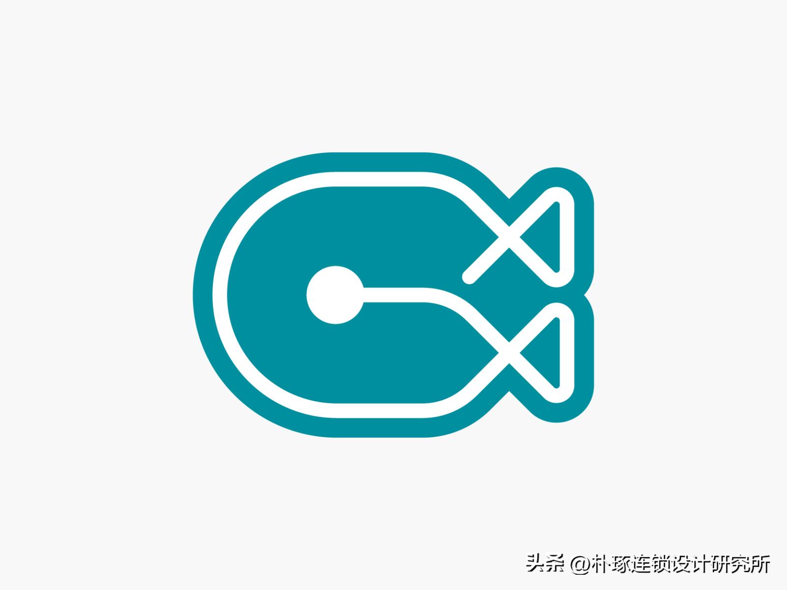 logo鱼设计创意图片欣赏,饭店logo鱼设计图片