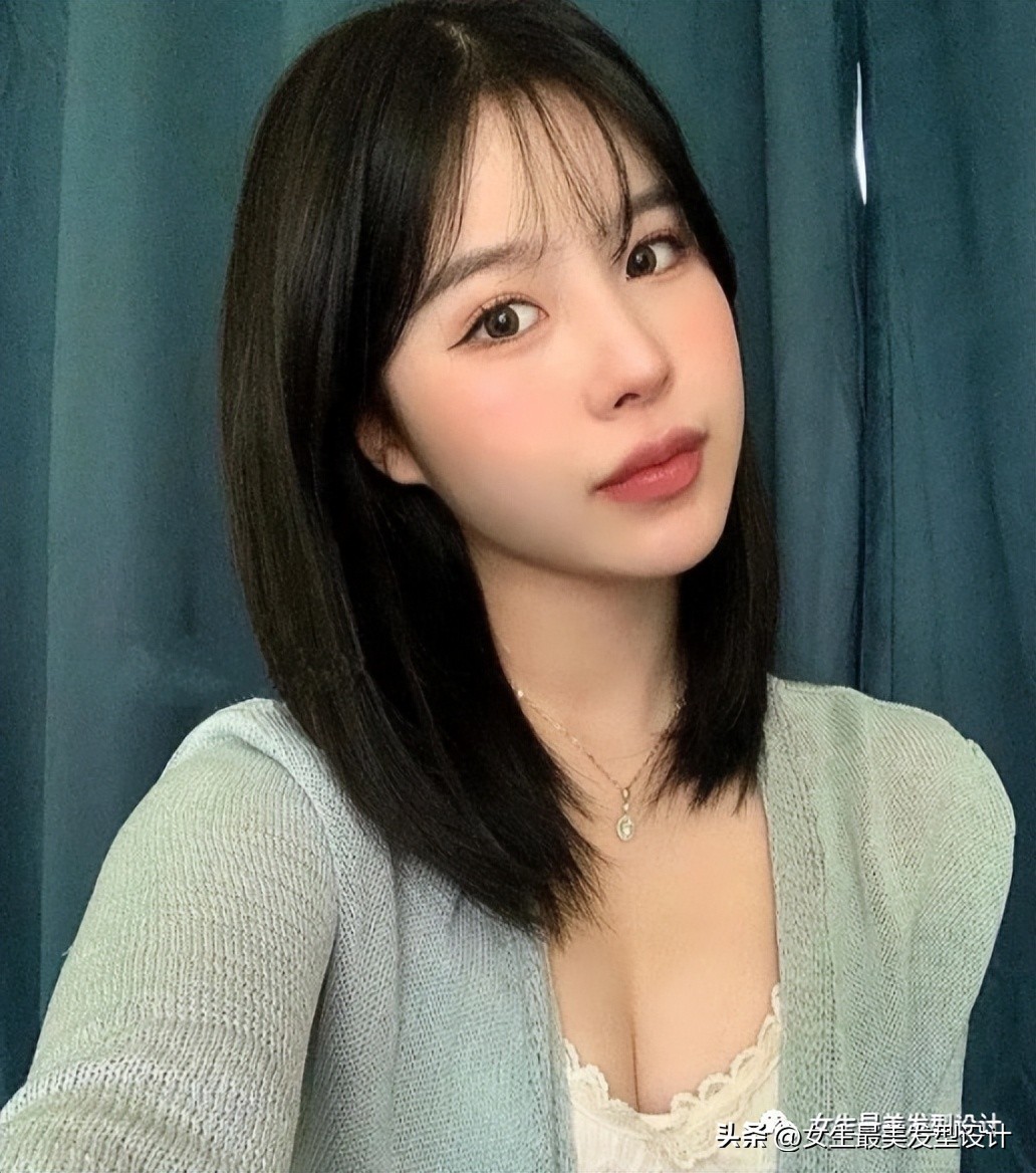 女生又酷又飒齐肩发打理,齐肩短发内扣优雅酷飒发型