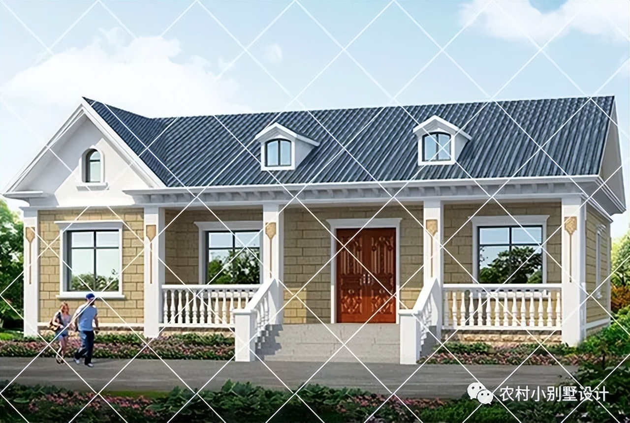 一层半层小别墅新款农村自建房,农村自建房一层别墅设计最新款