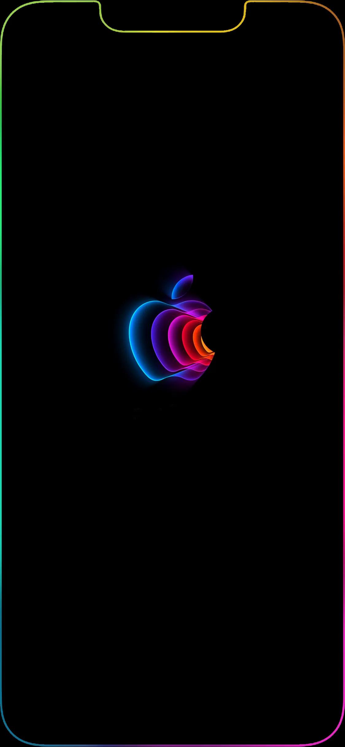 彩色拼接手机壁纸,6sp彩色边框手机壁纸