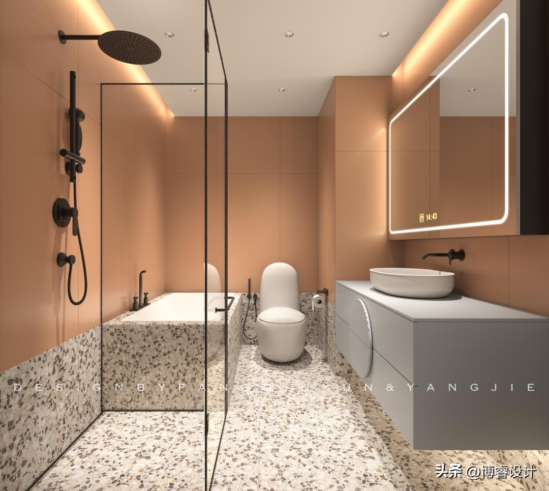 缪｜以“弧”为主，构建228㎡现代大平层