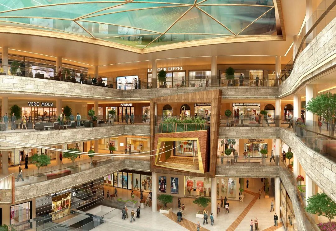 差异化商业设计,装修新奇的购物中心设计