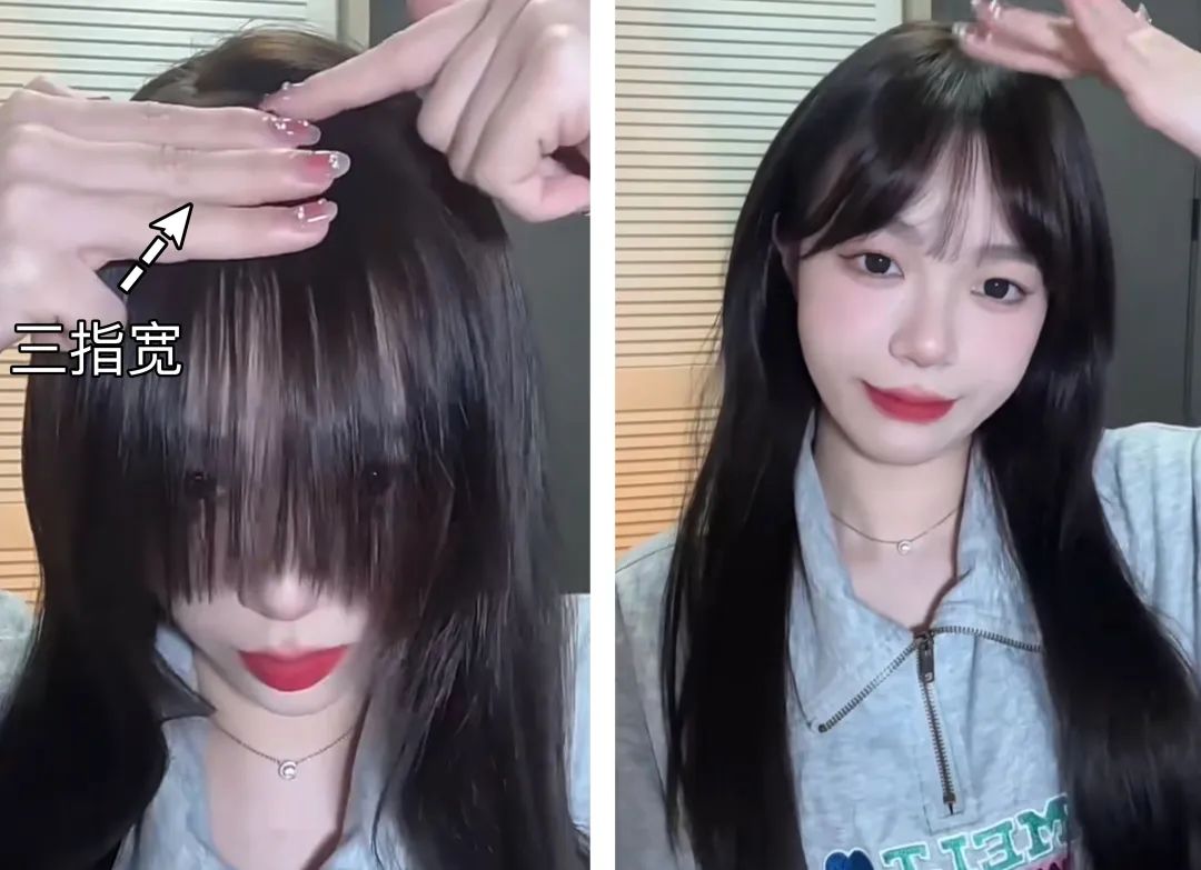 2021减龄最火发型齐刘海,减龄短发18岁