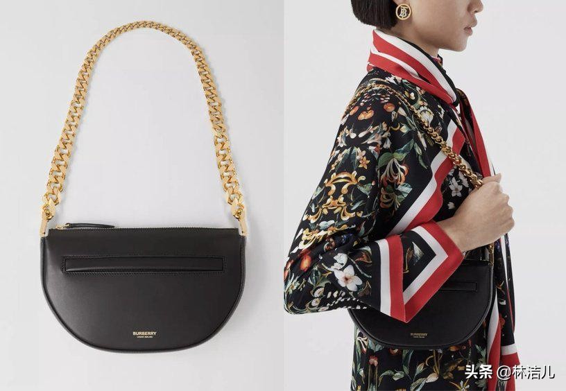 2022年真皮腋下包,刘雯同款的tb腋下包