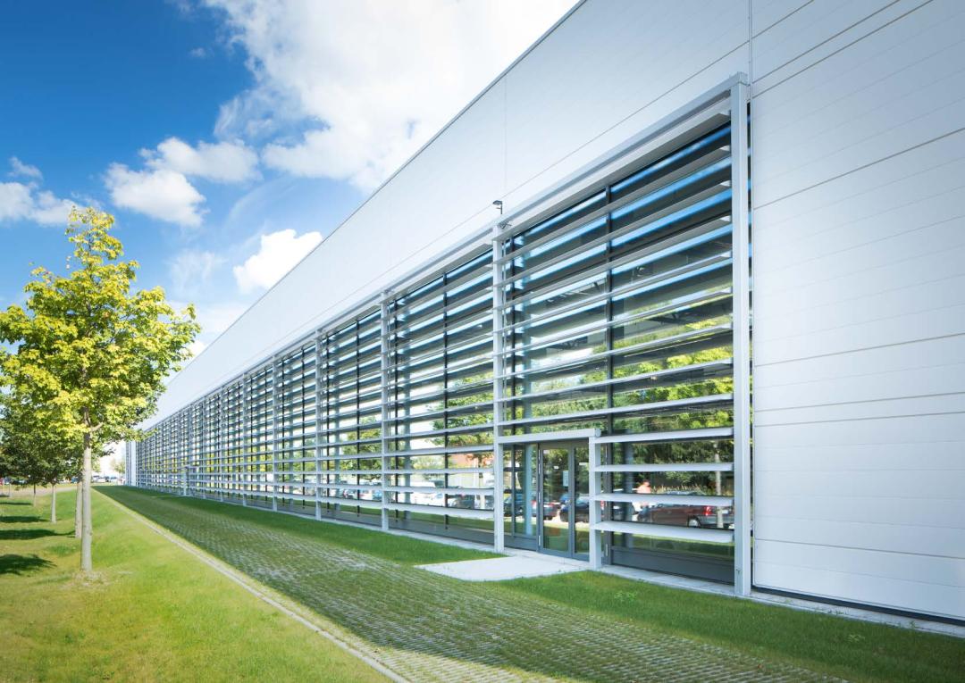 现代化钢结构厂房识图,顶尖式钢结构厂房