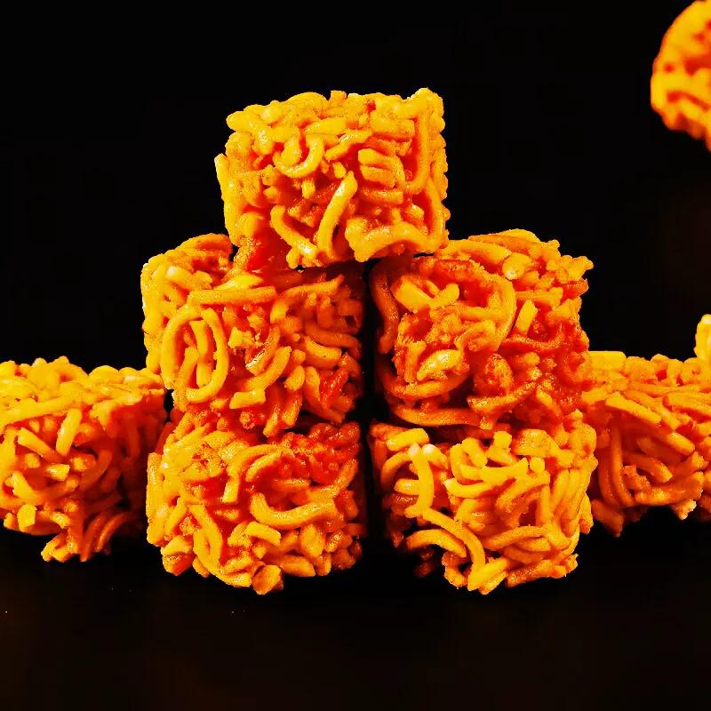 干脆面拉面丸子,不辣的拉面小丸子