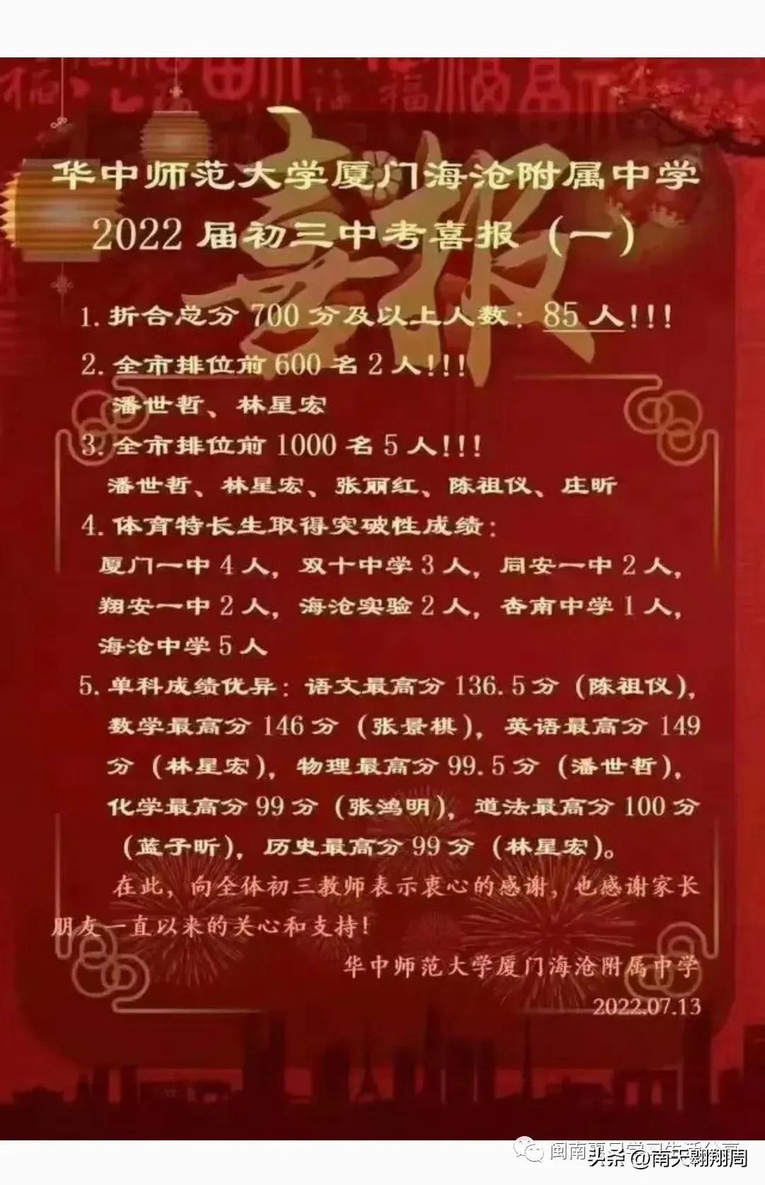 厦门岛外教育有比漳州好吗,厦门岛内外教育