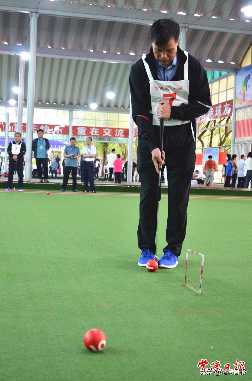重庆江津军休门球比赛,军休干部趣味运动会视频