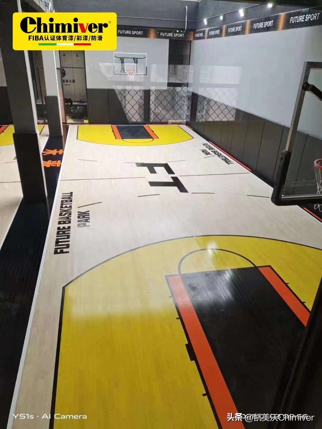 体育馆硅pu篮球场彩色效果图,篮球馆墙画效果图