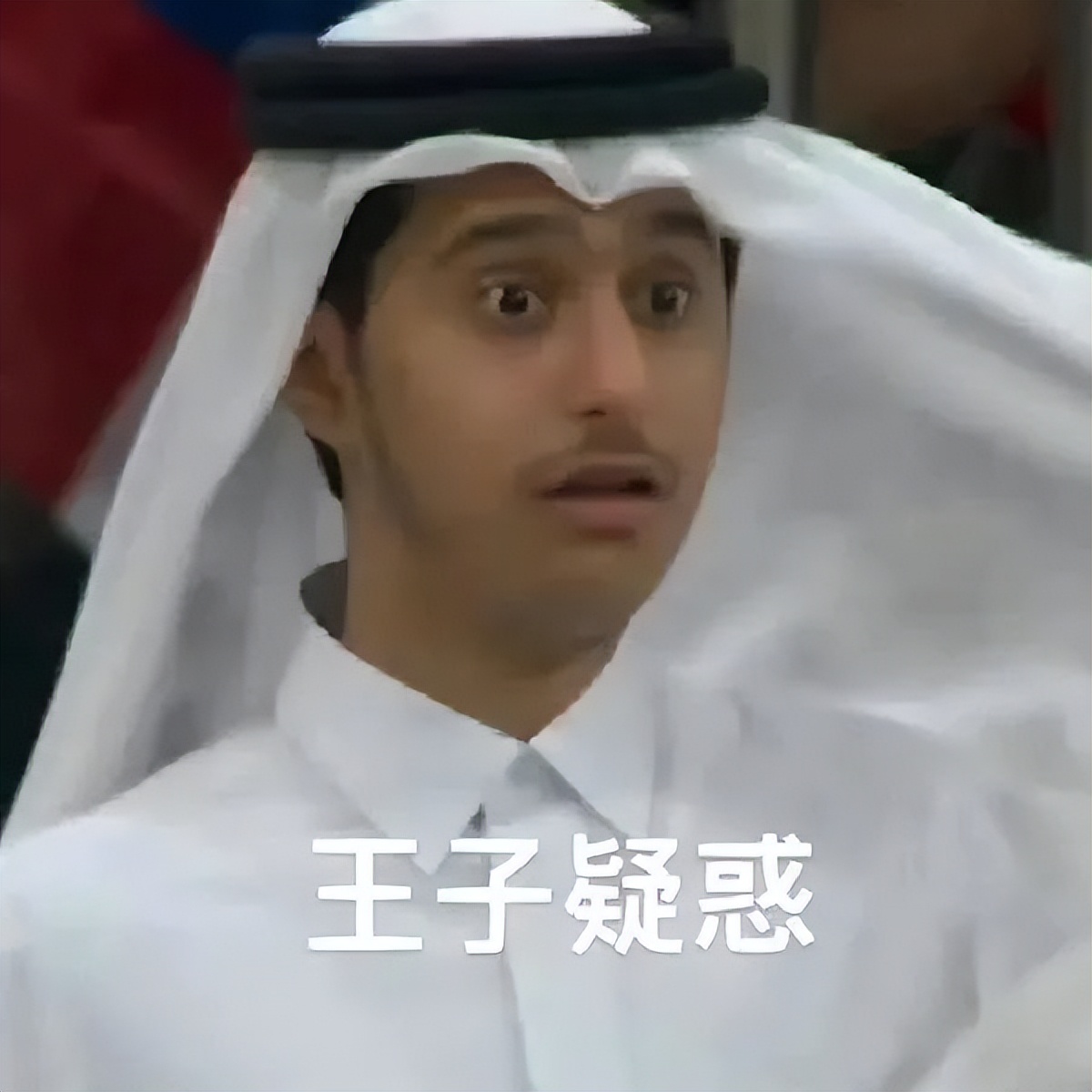 卡塔尔小王子表情包回应,卡塔尔比赛表情包