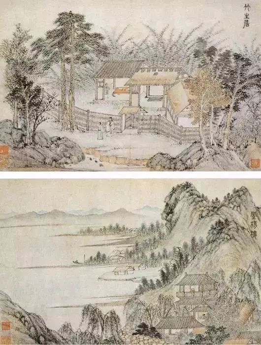 明清高清山水作品欣赏,明代山水名画图片欣赏