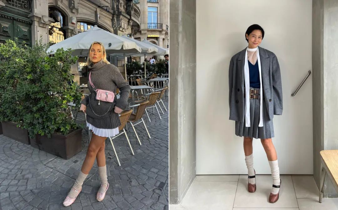 袜套堆堆袜穿法教程,袜套堆堆袜休闲怎么穿