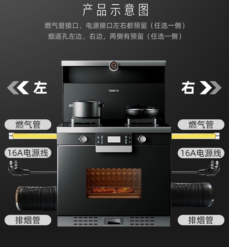 万元左右蒸烤一体集成灶推荐,蒸烤一体集成灶测评推荐