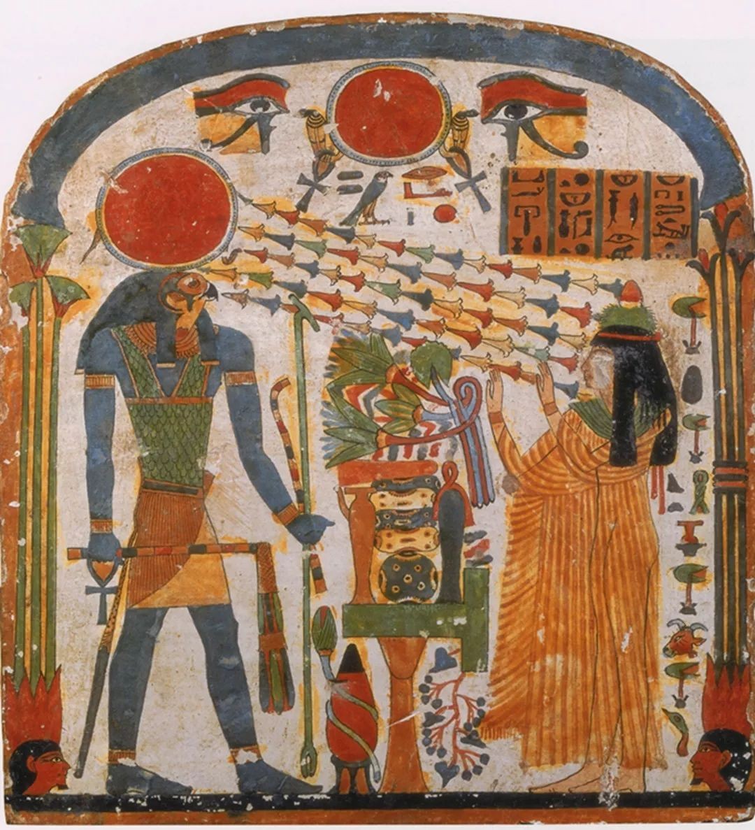 象形文字古埃及,古埃及壁画上都有哪些文字