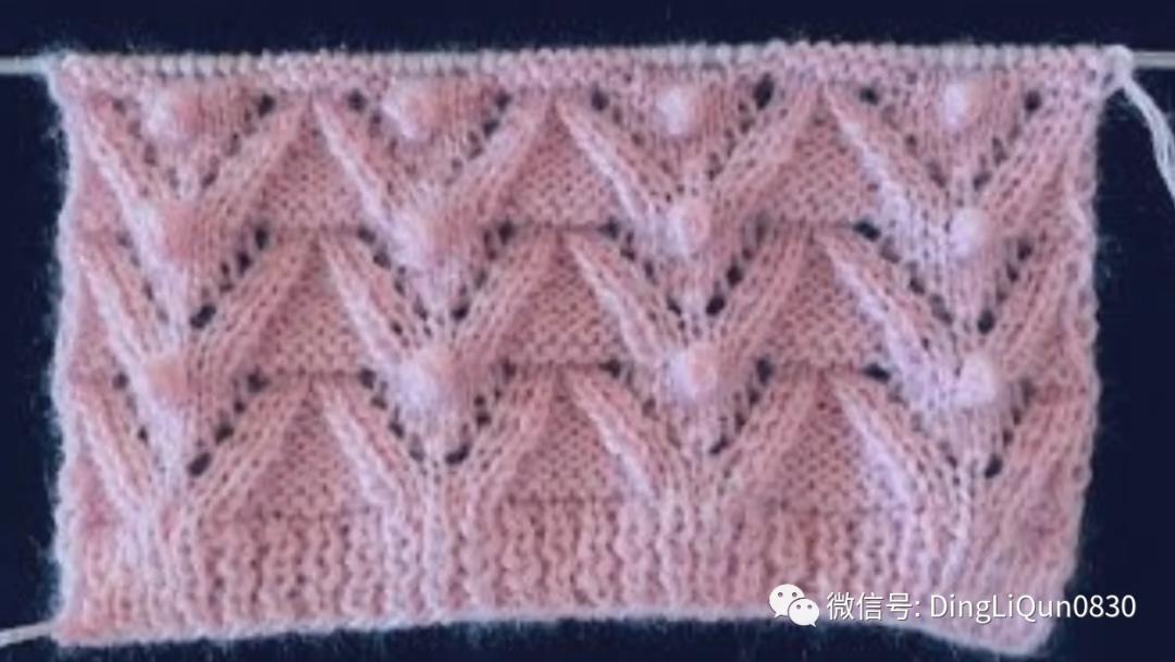 500个毛衣花样完整大平针版,毛衣华夫针花型图案大全