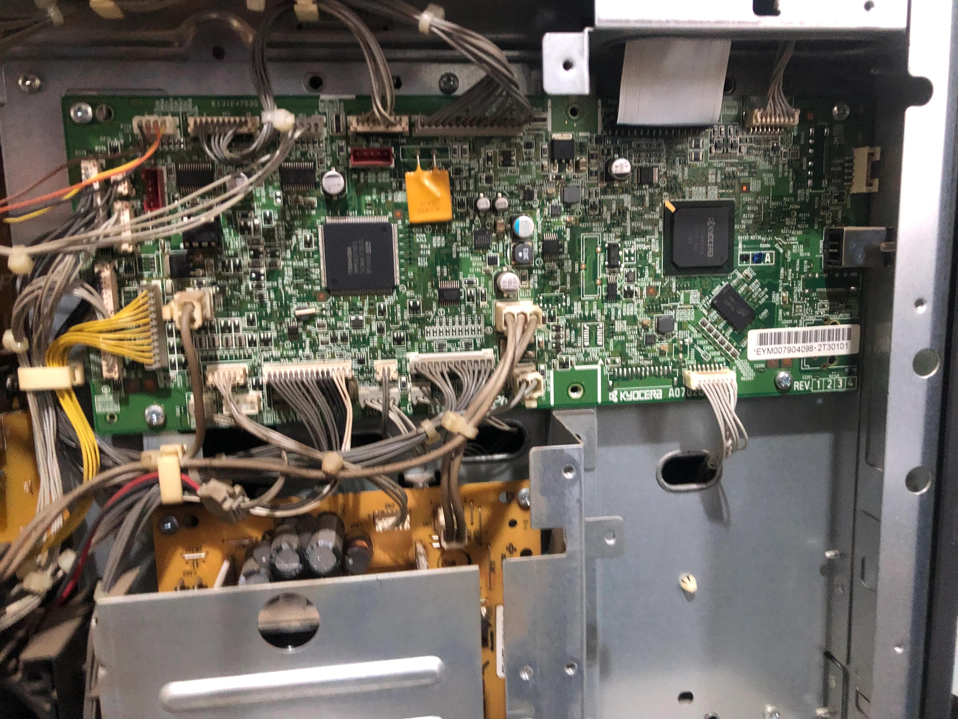 京瓷2010维修教程,京瓷2010拆机更换传感器