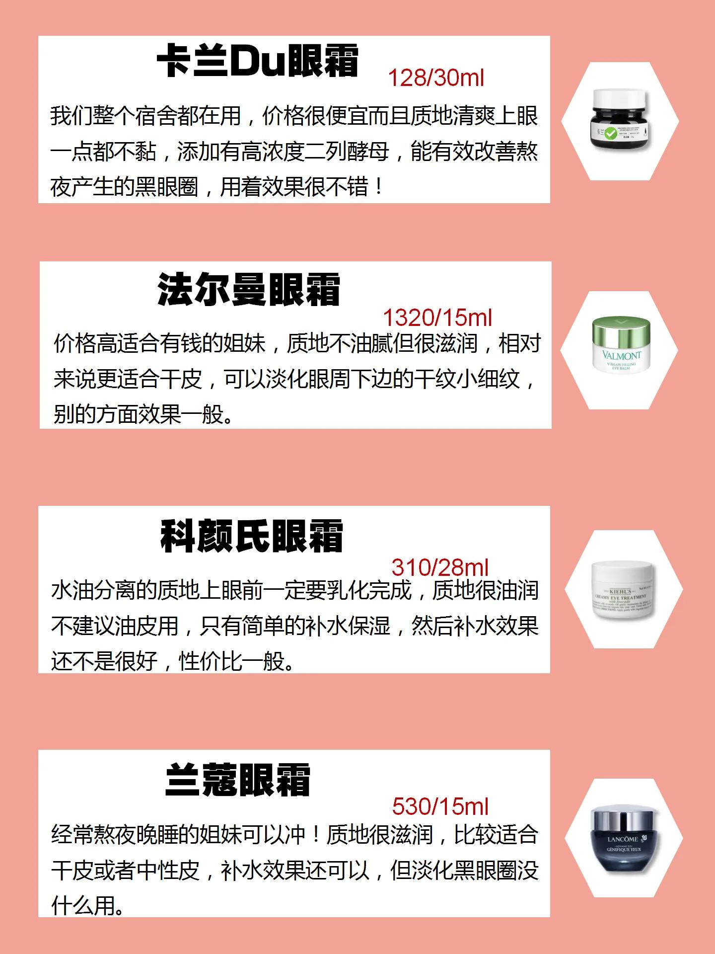 平价又好用的紧致抗衰老眼霜,别瞎买了眼霜