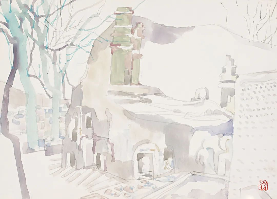 刘筱静山水作品欣赏,刘筱静水墨画作品欣赏