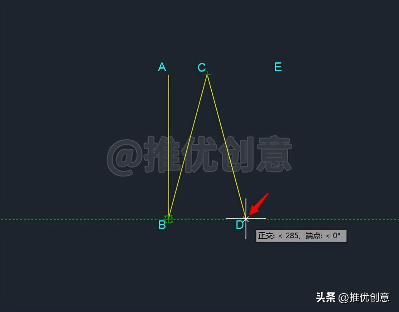 使用追踪定位、复制阵列绘制弹簧工程制图autocadcad教程CAD习题