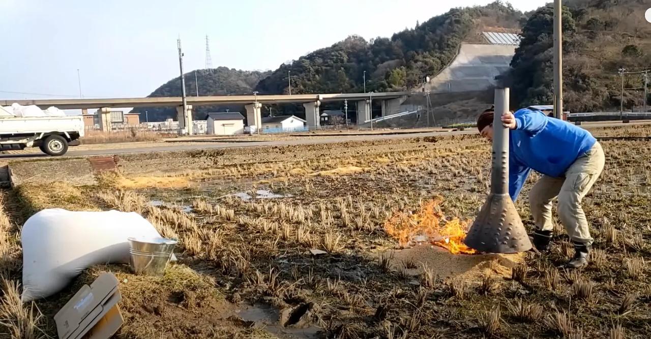 日本制作稻壳炭技术,稻壳热解气化制备稻壳炭