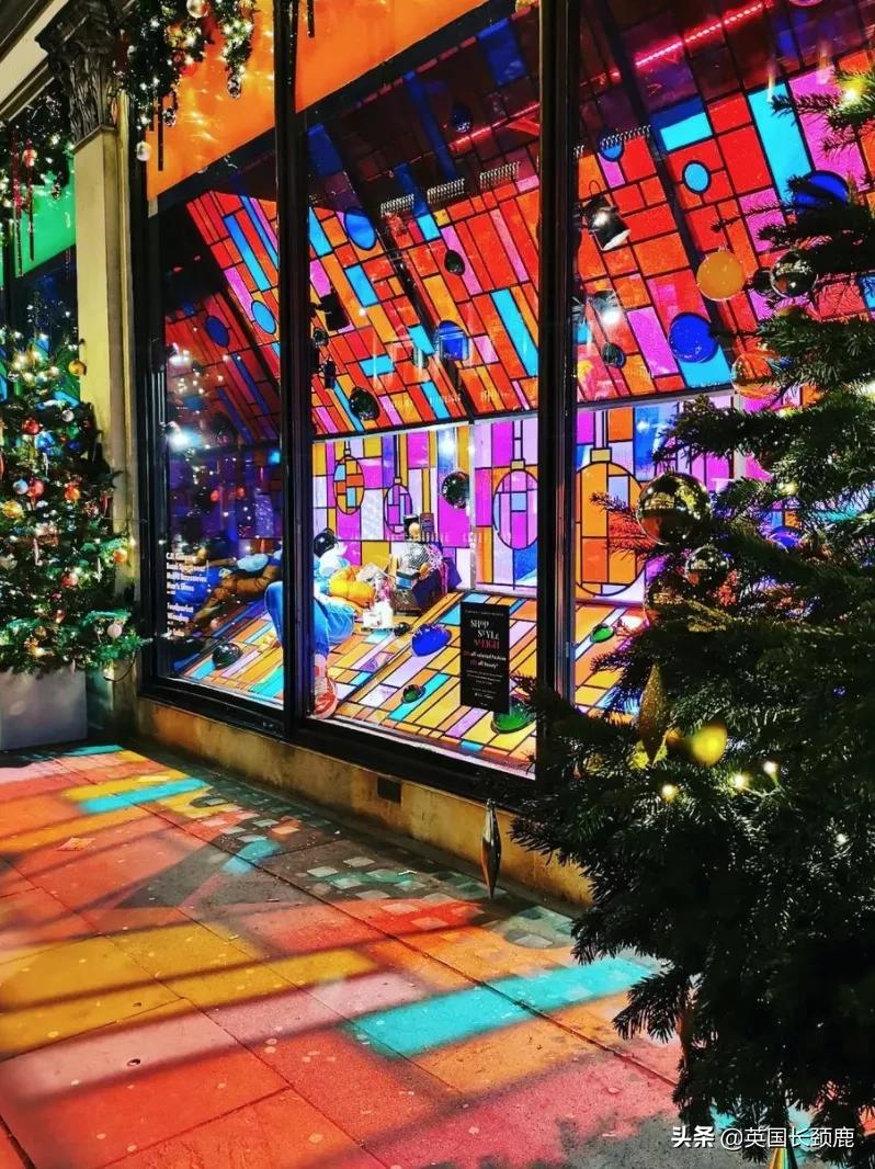 伦敦圣诞橱窗,2021年英国圣诞