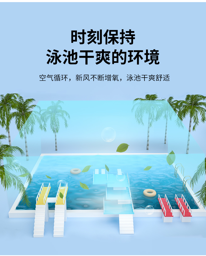 泳池三机一体除湿热泵,三合一泳池除湿热泵机组